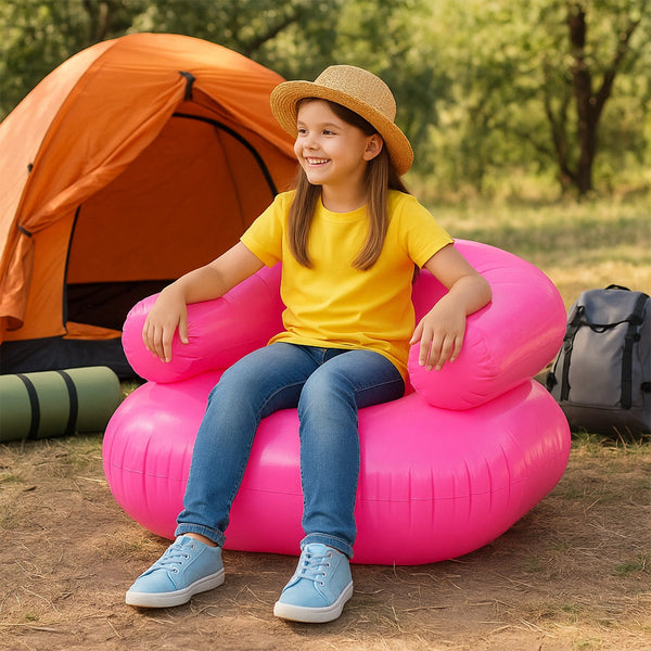 Inflatable Sofa Chair for Boys and Girls Suitable for Camping (28 Inch Approx / 1 Set)