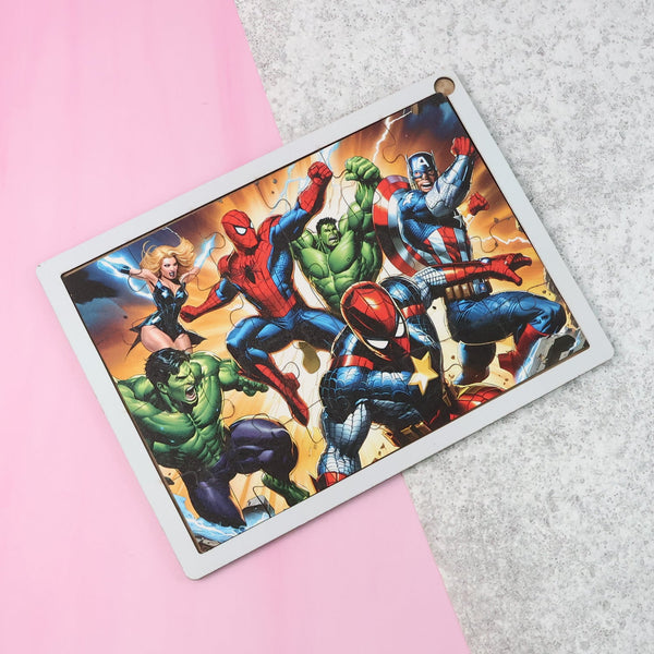 Educational Wooden Jigsaw Puzzle Board - (Mix Design / 1 Pc)